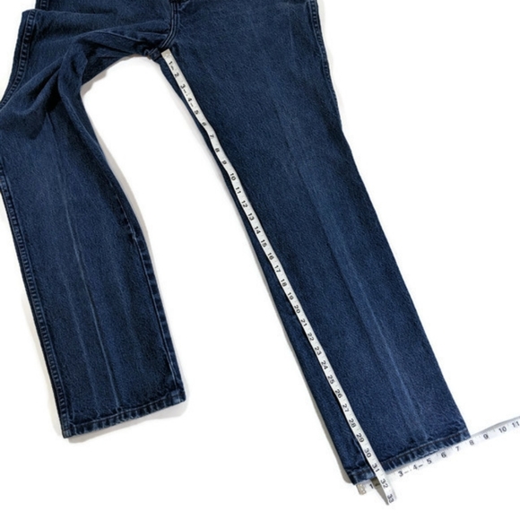 Vintage Men's Wrangler Straight Leg Jeans 34x32 - Picture 8 of 8